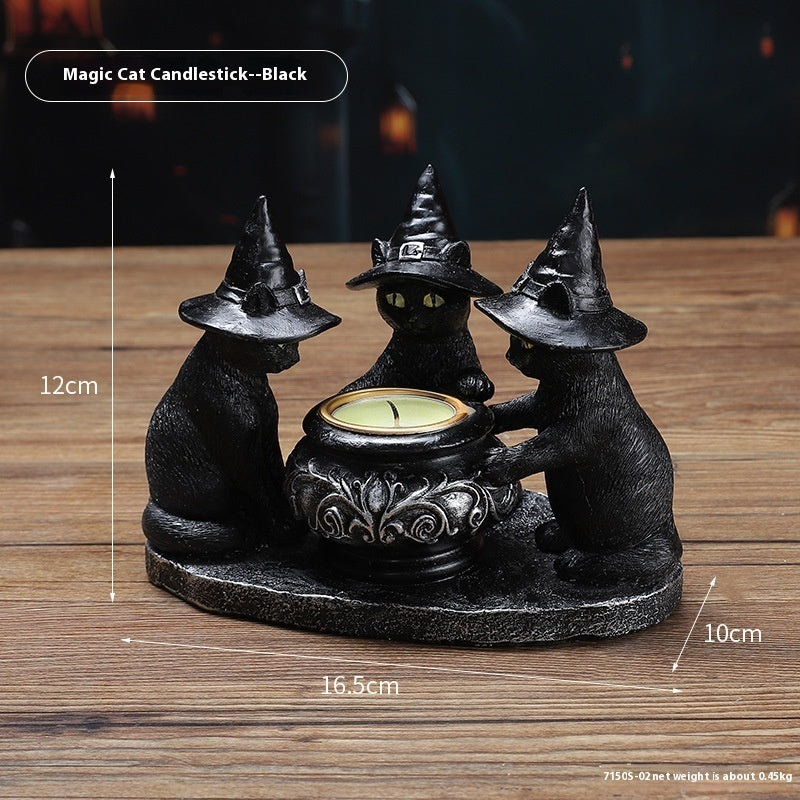 Halloween Candlestick Table Decorative Ornaments