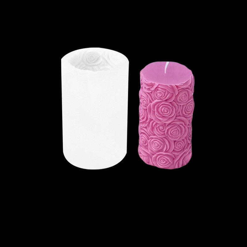 Wave Cylinder Scented Candle Silicone Mould, Geometric candle molds, Abstract candle molds, DIY candle making molds, Aromatherapy candle decoration, Scented Candle, Silicone candle molds,