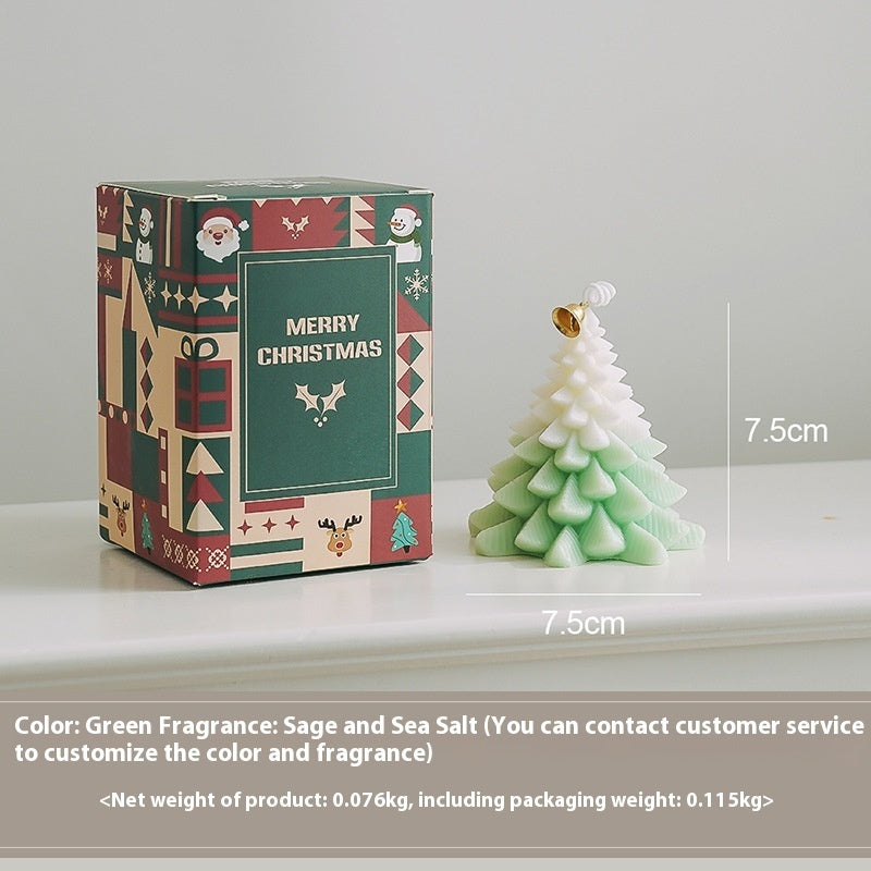 Gift Creative Gift Box Christmas Tree Aromatherapy Candle Ornaments