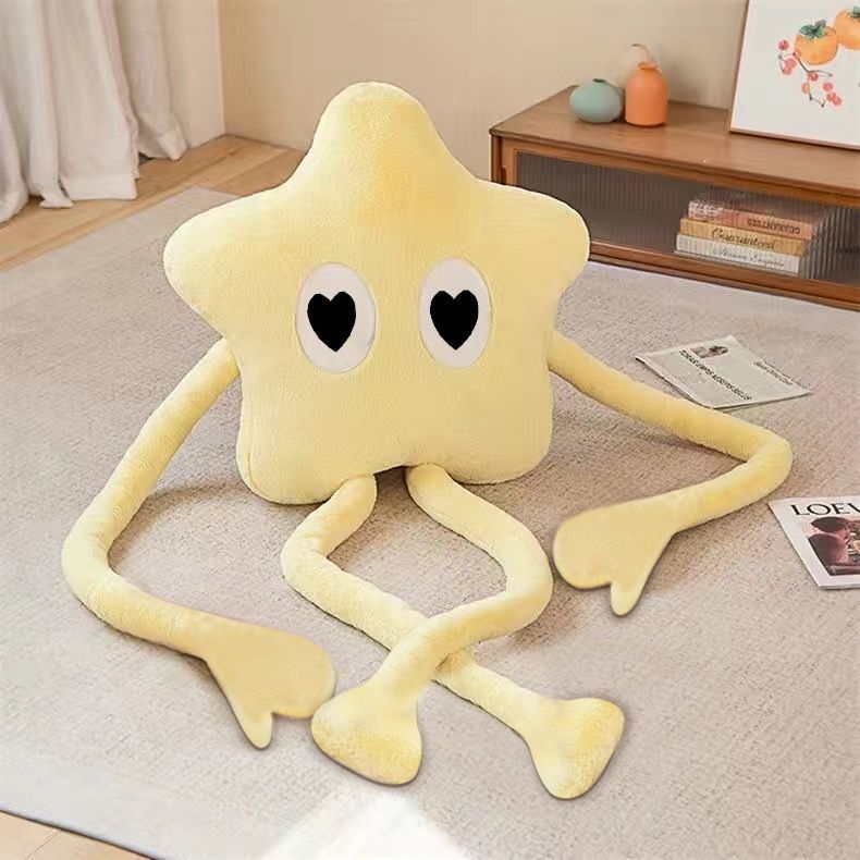 Long Leg Five-pointed Star Pillow Plush Toy Stuffed Animals, stuffed animals, weighted stuffed animal, stuffed animal​, highland cow stuffed animal, Plush Toys, Soft Toys, Teddy Bear, plush​, plushies, Decognomes, Plush doll
