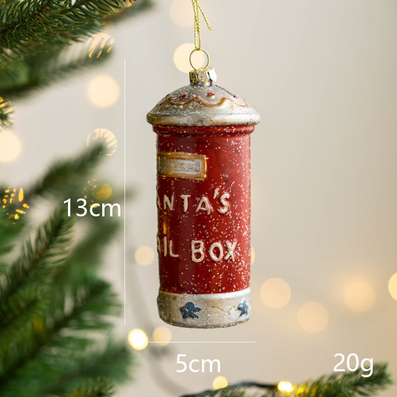 Christmas Painted Special-shaped Ball Christmas Tree Decoration Small Pendant