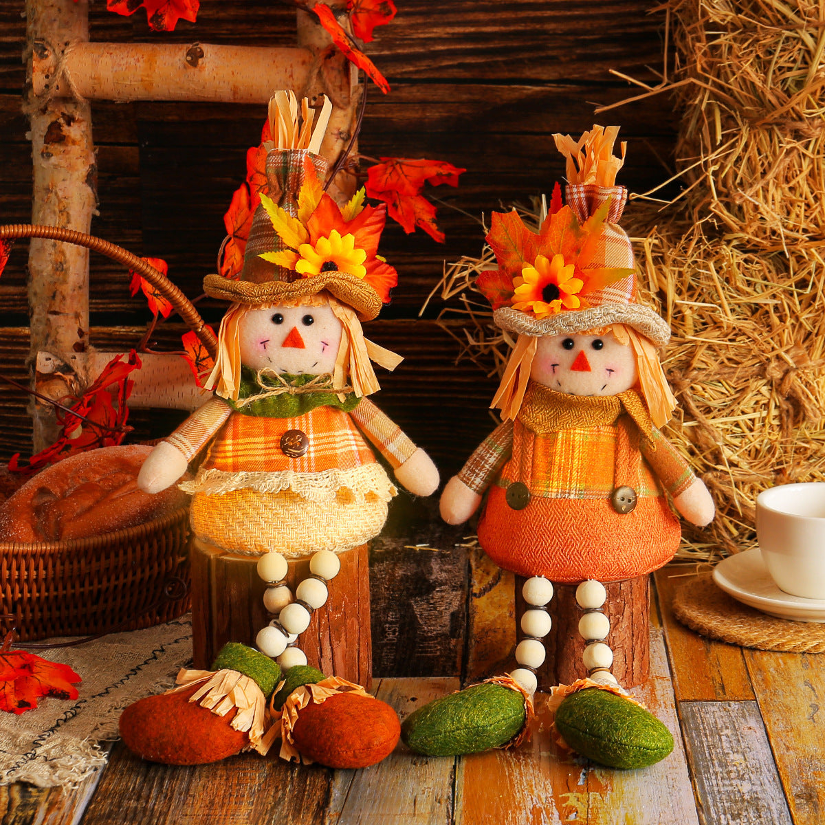 Thanksgiving Scarecrow Doll Series Decoration Ornaments