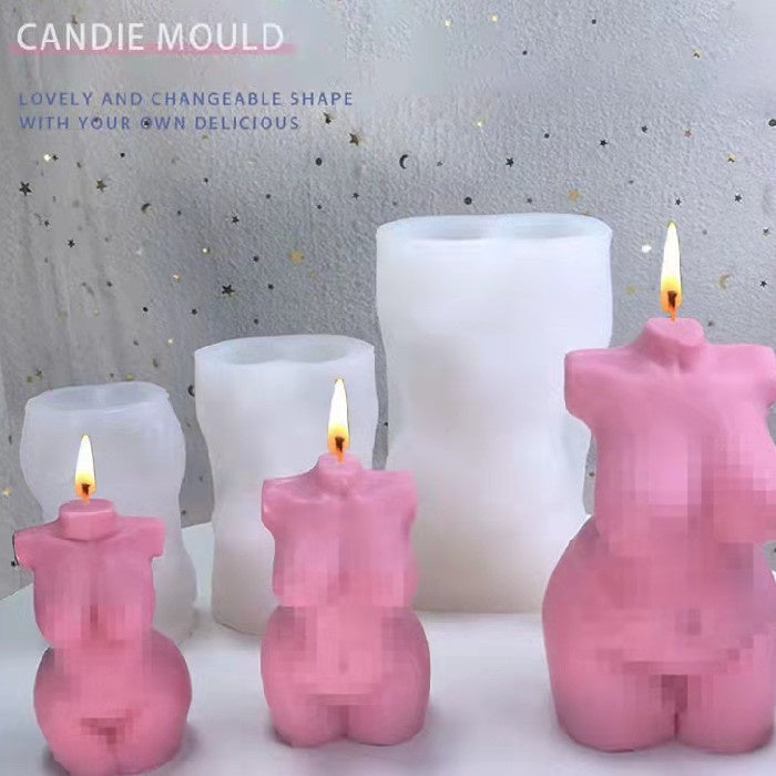 Human-shaped Plaster Epoxy Portrait Aromatherapy Candle Mould, Silicone candle molds, Geometric candle molds, DIY candle making molds, Aromatherapy Candle, Sented candle, candles, 