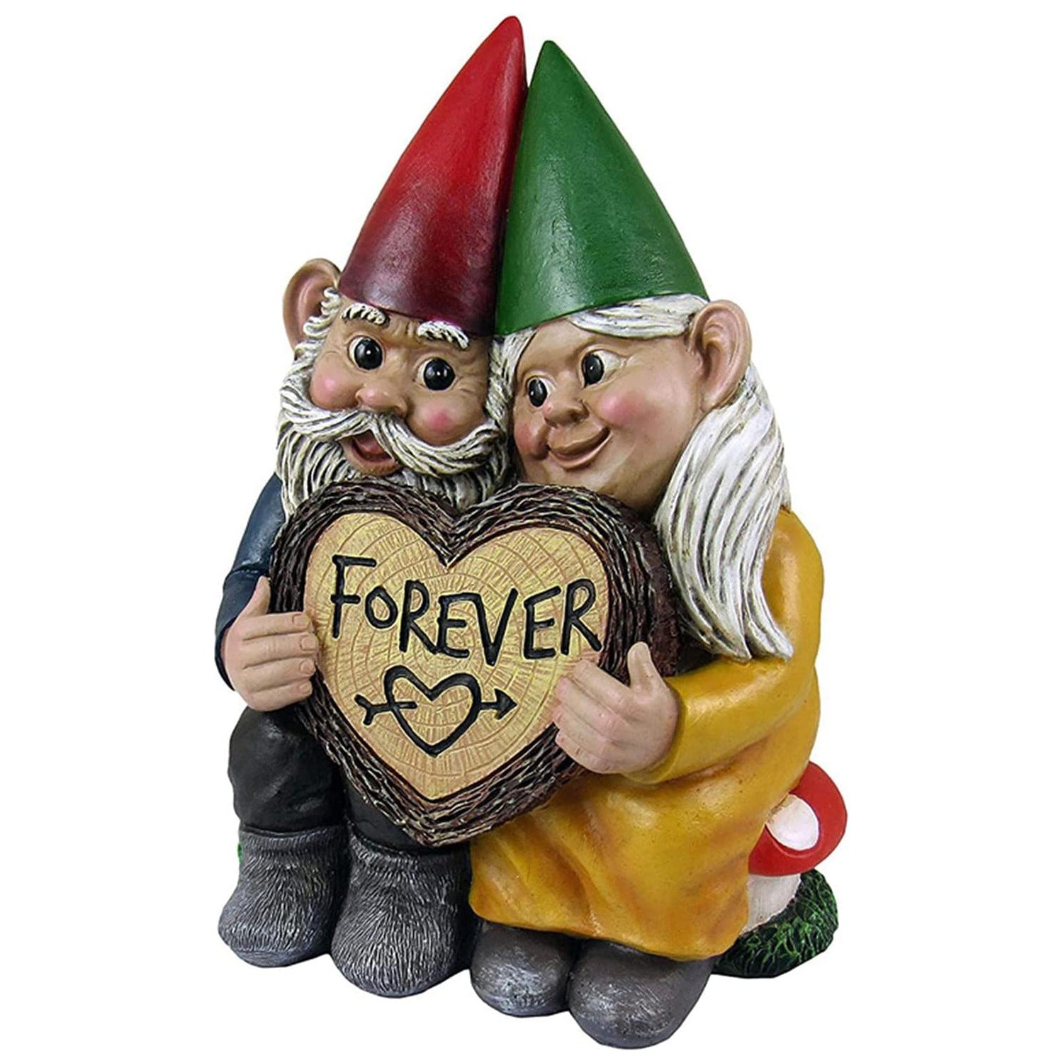 Garden Dwarf Couple Holding Love Statue Falling Resin Couple Dwarf Decorations Table Decorative Ornaments