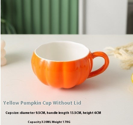 Ceramic Pumpkin Cup Breakfast Instant Noodles Steamed Egg Bowl Halloween Decoration, Pumpkin lanterns, Jack o Lanterns, Halloween Lights, Halloween Decoration Ornaments, Halloween inflatables, carved pumpkins, Halloween wreaths, Halloween Candles, and animatronics Halloween.
