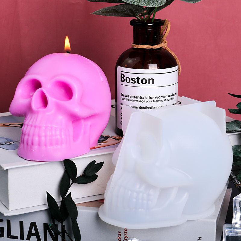Drip Mould Skull Candle Silicone Handmade Soap, Geometric candle molds, Abstract candle molds, DIY candle making molds, Silicone candle molds,