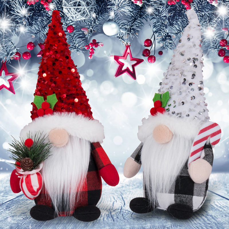 Christmas Decorations Faceless Baby Doll Ornaments