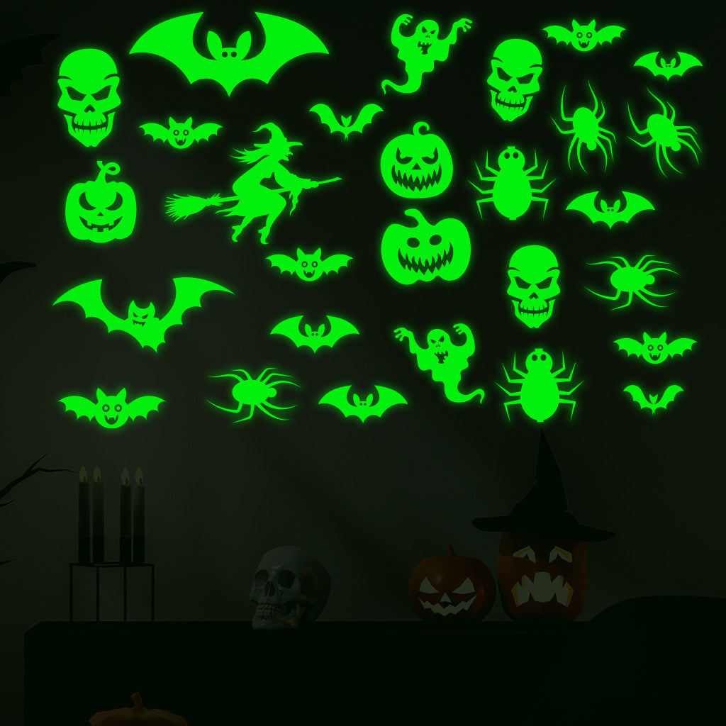 Halloween Green Fluorescent Wall Sticker, Halloween decorations items, Halloween masks, Halloween props, Halloween animatronics, Halloween inflatables, Halloween lights, Halloween fog machines, Halloween spider webs, Halloween lanterns, Halloween banners, Halloween streamers, Halloween tableware, Halloween centerpieces, Halloween party favors, Halloween yard stakes, Halloween tombstones, Halloween candles, Halloween wreaths, Halloween garlands
