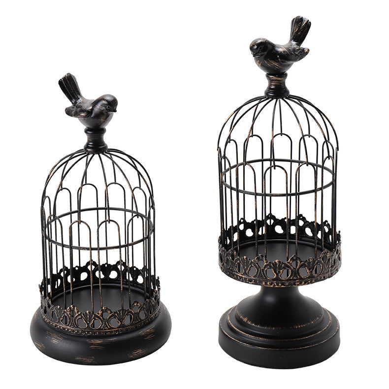 Simple Retro Candle Holder Wrought Iron Ornament, candle holder, candle stick holder, glass candle holder, iron candle holder, wicker candle holder 2 piece set, candle holders, candlesticks, candle sticks, Luxury candles holders, taper candle holders, candlestick holder, Wooden Candlestick Candle Holder, Metal Candle Holders