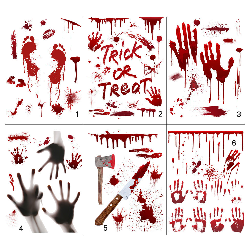 PVC Horror Fashion Halloween Wall Sticker