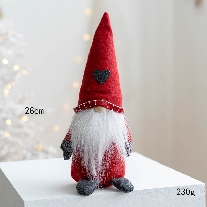 Santa Doll Elf Desktop Decoration, Christmas gnomes, Scandinavian gnomes, Tomte gnomes, Nisse gnomes, Santa gnomes, Holiday gnomes, Christmas decorations, Nordic gnomes, Elf gnomes, Winter gnomes, Handmade gnomes, Rustic gnomes, Cute gnomes, Christmas ornaments, Festive gnomes, Red and white gnomes, Plush gnomes, Felt gnomes, DIY gnomes, Gift ideas,