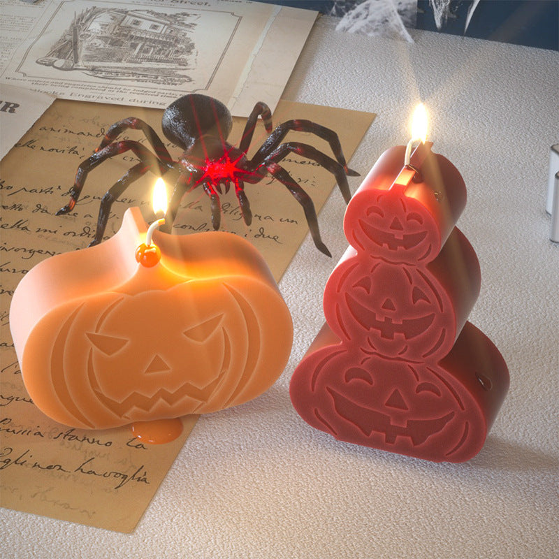 Halloween Candle Mould Ghost Pumpkin