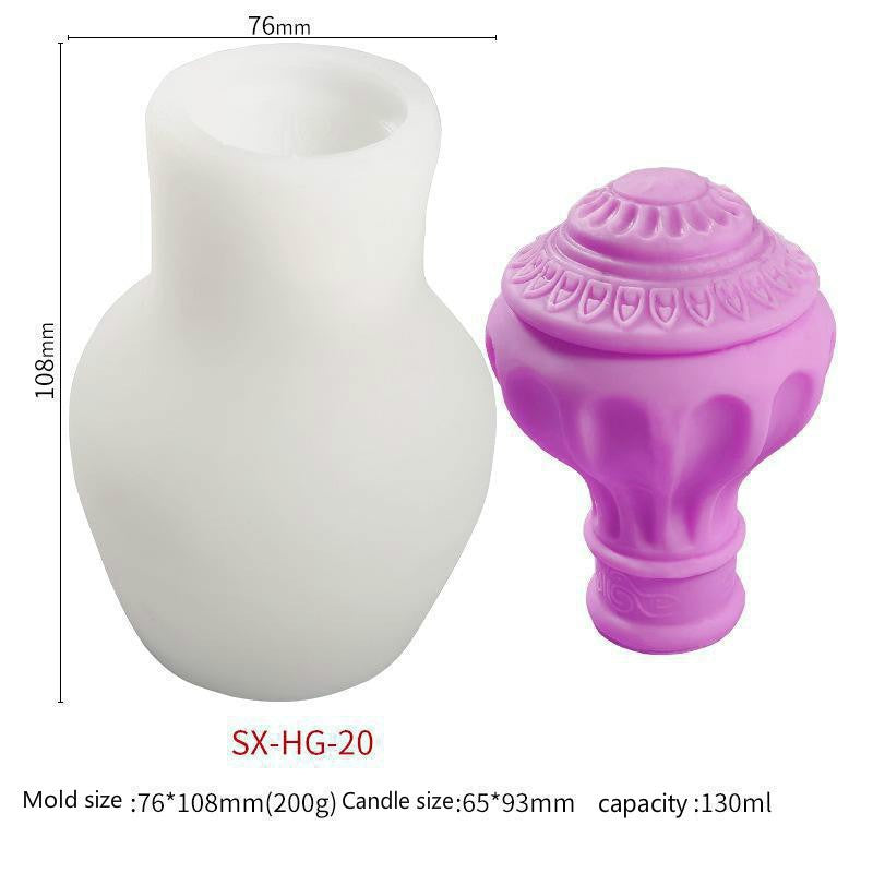 Candle Silicone DIY Crown Head Scepter Decoration Mold, Geometric candle molds, Abstract candle molds, DIY candle making molds, Silicone candle molds,