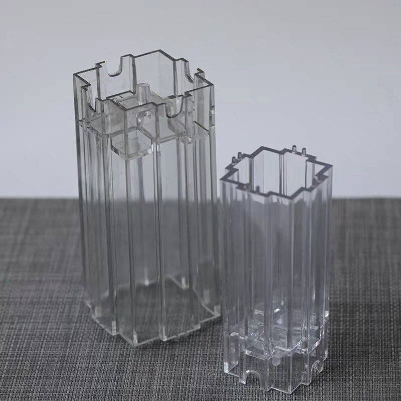 Acrylic block candle mould, Geometric candle molds, Abstract candle molds, DIY candle making molds, Silicone candle molds,