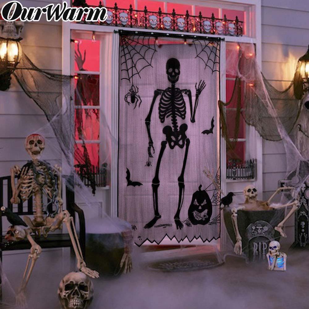 Halloween pattern curtain, Halloween decorations items, Halloween masks, Halloween props, Halloween animatronics, Halloween inflatables, Halloween lights, Halloween fog machines, Halloween spider webs, Halloween lanterns, Halloween banners, Halloween streamers, Halloween tableware, Halloween centerpieces, Halloween party favors, Halloween yard stakes, Halloween tombstones, Halloween candles, Halloween wreaths, Halloween garlands
