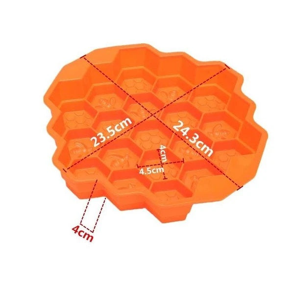 Silicone honeycomb mold