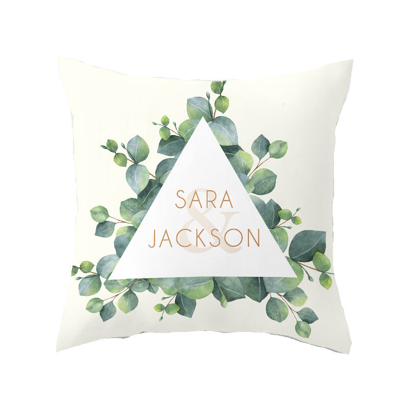 Love Plant Simple Cushion Cover Valentine Day Decor