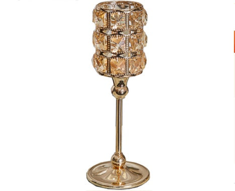 Feather Container Crystal Candle Holder Home Dining Table Candlelight Dinner, candle holder, candle stick holder, glass candle holder, iron candle holder, wicker candle holder 2 piece set, candle holders, candlesticks, candle sticks, Luxury candles holders, taper candle holders, candlestick holder, Wooden Candlestick Candle Holder, Metal Candle Holders