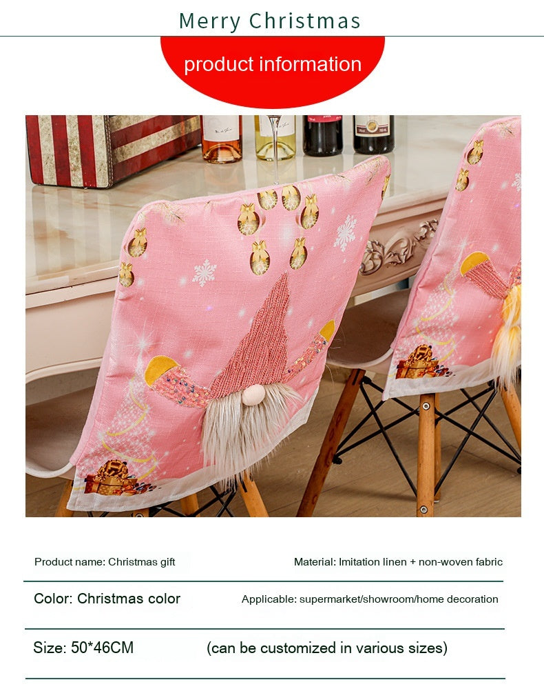 Christmas Decorations Chair Cover