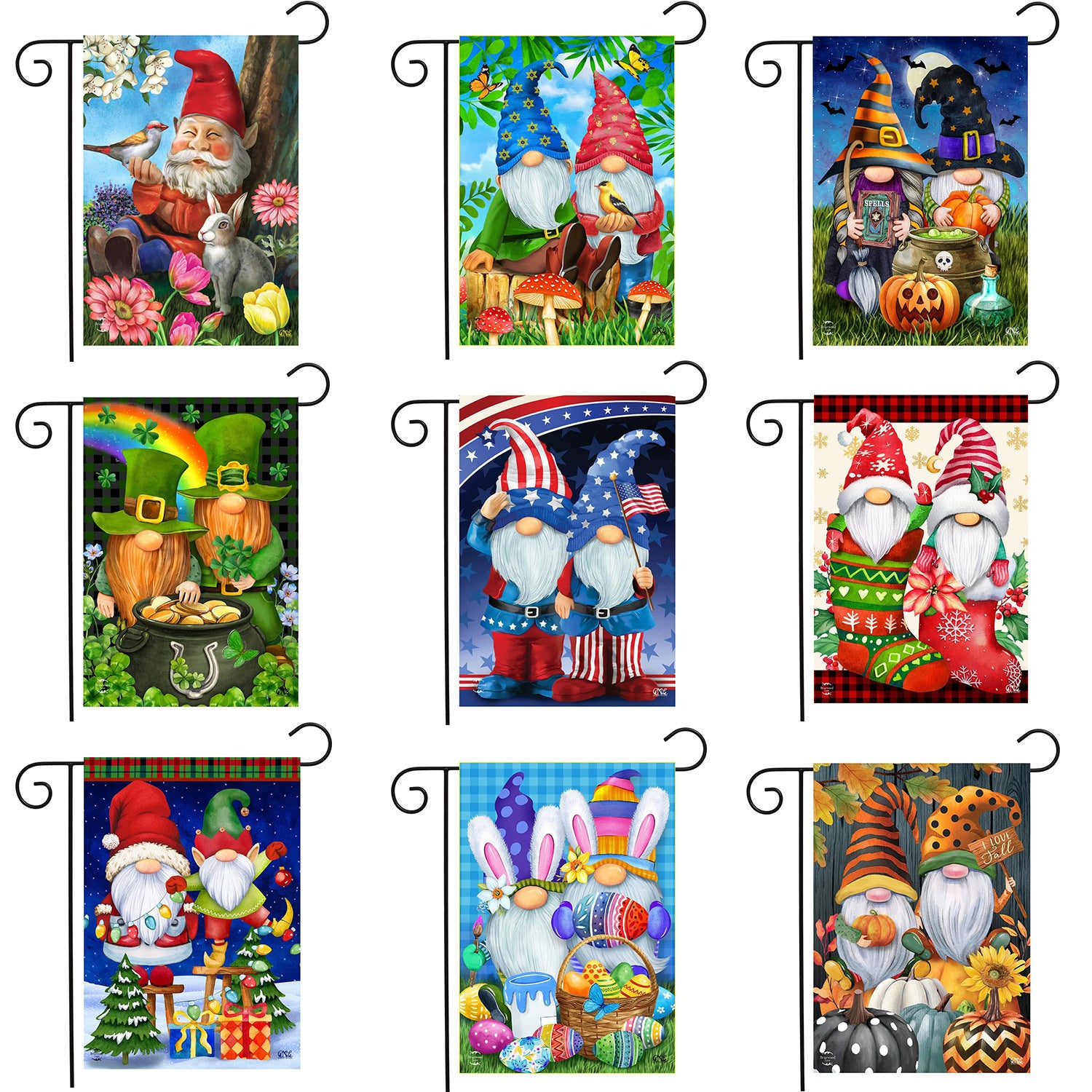 Decorative Garden Banner Without Flagpole, Christmas Decoration Items, Gnomes Décor and Many Others Decoration for Indoor and Outdoor decoration.