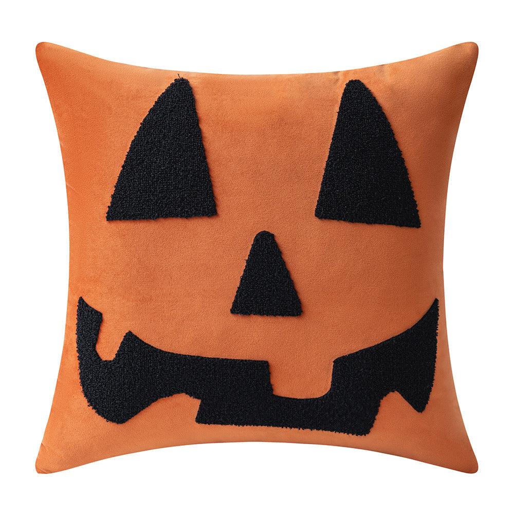 Halloween Embroidery Pillow Cover Home Living Room