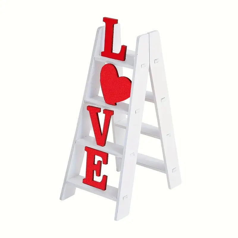 Valentine's Day Wooden Love Ladder Decoration, valentines day, shop valentine's day deals, valentines, valentine's day gifts, valentine day, valentines day gifts, valentines day decor, Decognomes,  valentine decoration, valentines day decoratio, valentine decor, valentines decor, valentines decorations
