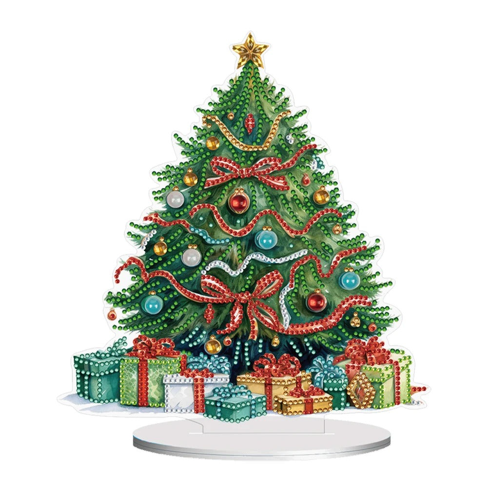 Cute Christmas Tree DIY Diamond Painting Ornaments