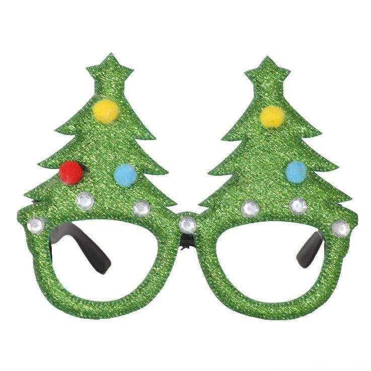 Christmas decoration glasses