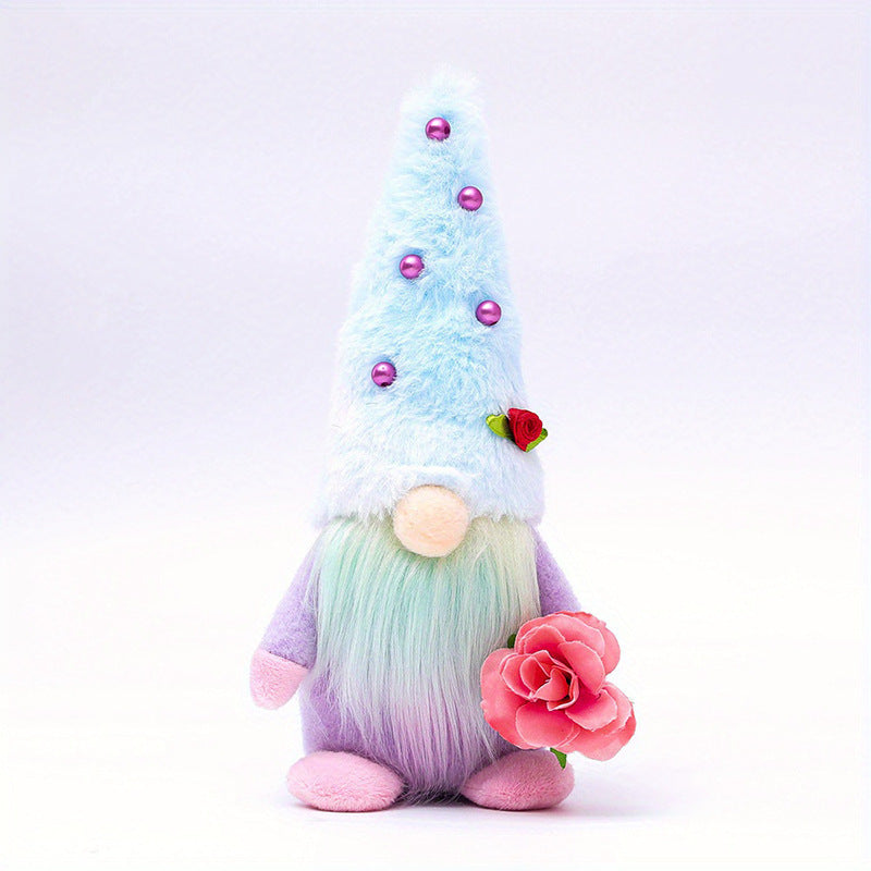 Creative Desktop Decoration Tie-dyed Faceless Doll