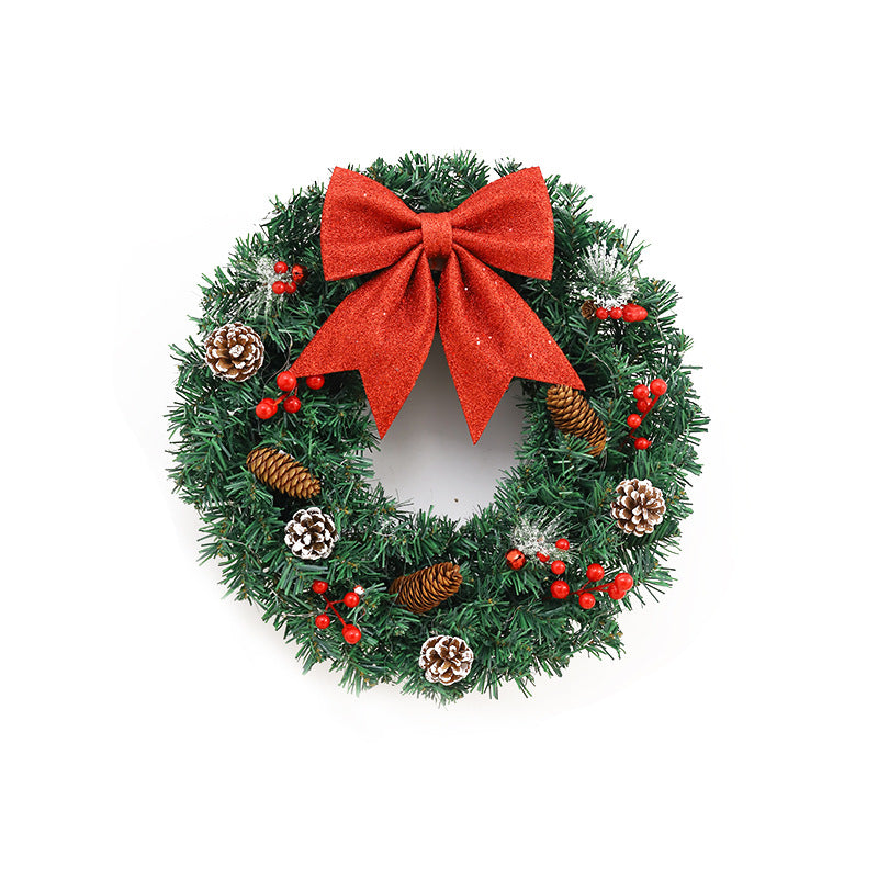 Christmas Garland Decoration Door Hanging Scene