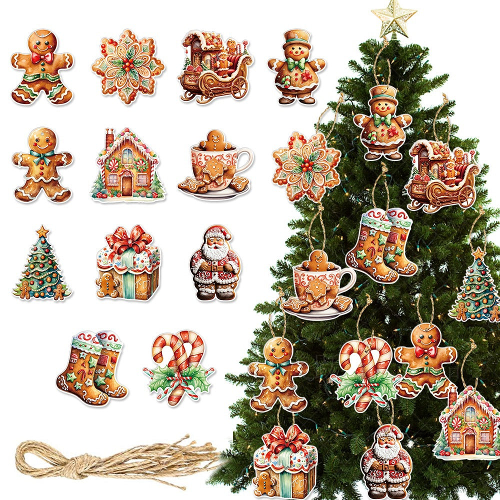 Christmas Party Gift Decoration Charm Hanging Ornaments