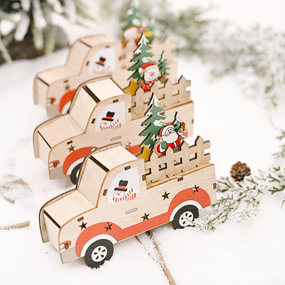 Santa Claus supplies creative car decoration