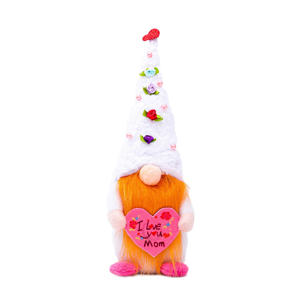 Mother's Day Gnomes Love Top Hat Faceless Doll, Mother's Day Love Top Hat Faceless Doll, Happy Mothers Day Gnome, Decognomes