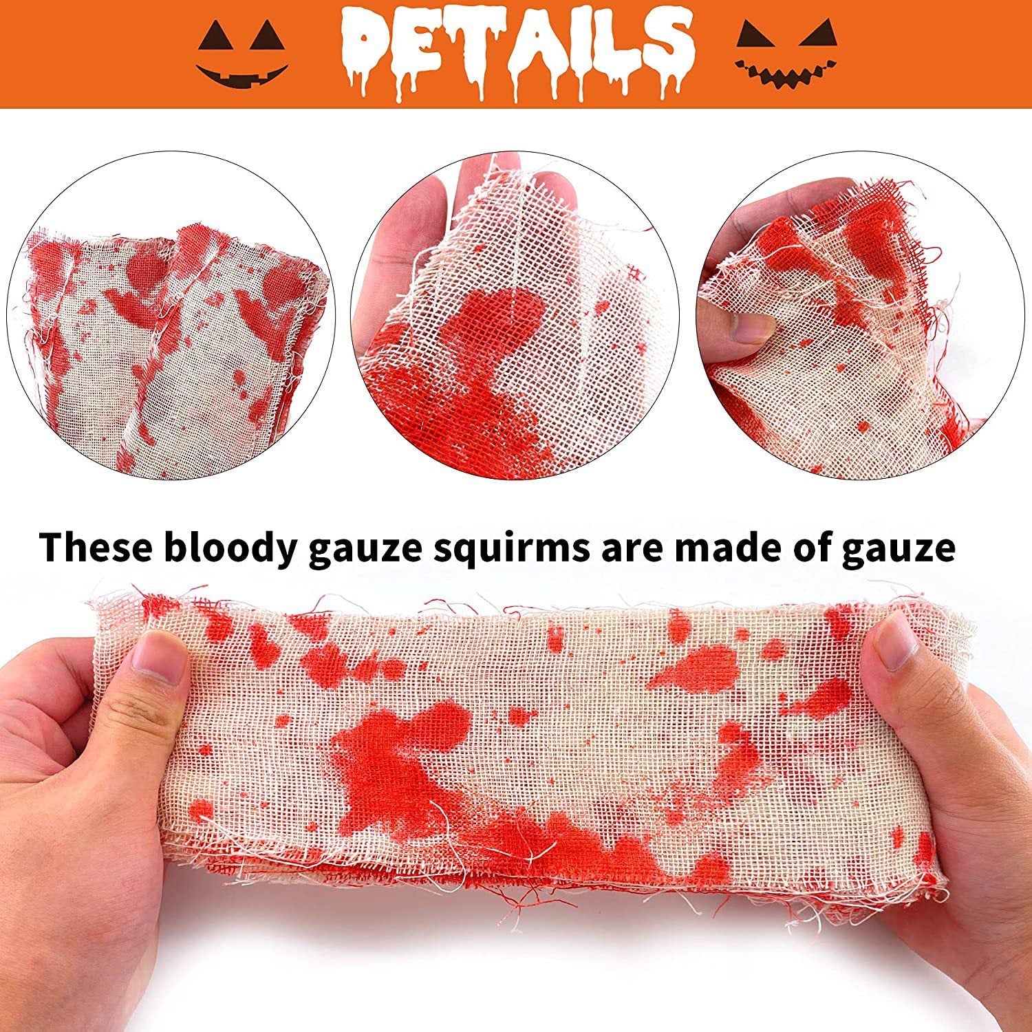 Halloween Gauze Dyed Blood Isolation Belt Decoration Props, Halloween decorations items, Halloween masks, Halloween props, Halloween animatronics, Halloween inflatables, Halloween lights, Halloween fog machines, Halloween spider webs, Halloween lanterns, Halloween banners, Halloween streamers, Halloween tableware, Halloween centerpieces, Halloween party favors, Halloween yard stakes, Halloween tombstones, Halloween candles, Halloween wreaths, Halloween garlands
