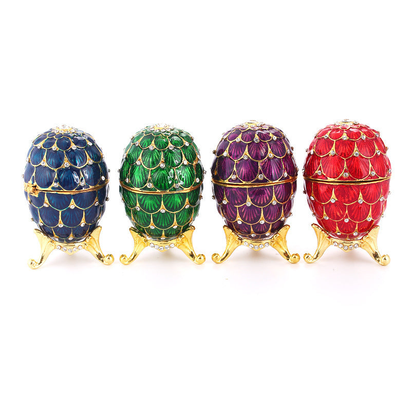 Painted  Electroplated Diamond-encrusted Easter Eggs Home Decoration, easter decorations, Easter Decor, easter table decor, outdoor easter decorations, shop easter, Decognomes, Spring Decorations