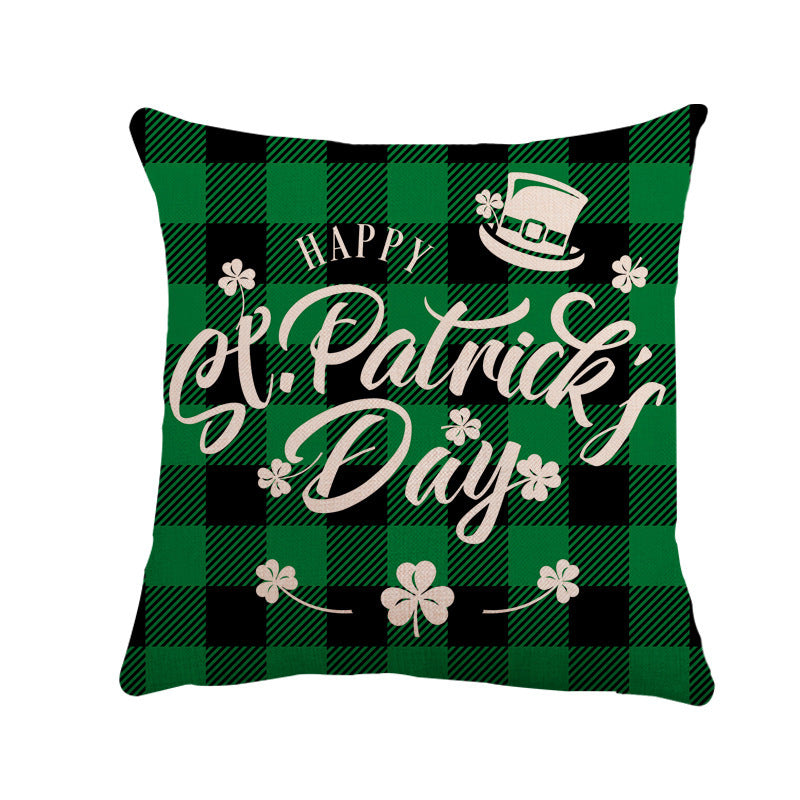 st. Patrick's Day linen pillow case car sofa cushion cover, st patricks day decorations, st patricks day decor, st patrick's day decorations, st patrick day decorations, Irish Décor, irish ornaments, Decognomes, St. Patrick's Day Party Supplies, St. Patrick's Day Decorations: Shamrock, Irish & Leprechaun