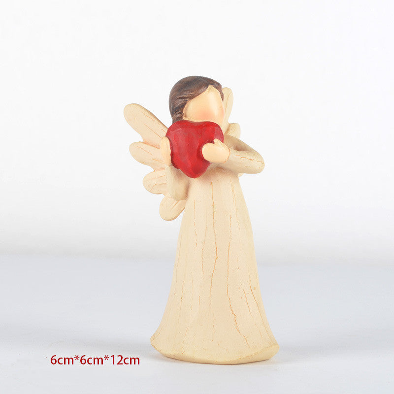 Peace Dove Angel Decoration Children's Room Decoration Candle Holder