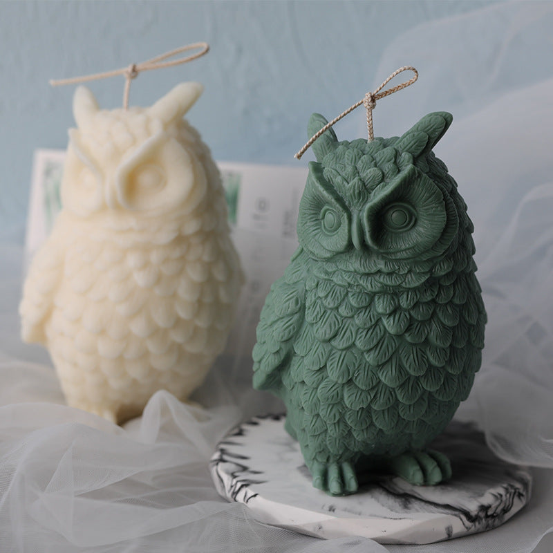 Big Owl Decoration Silicone Mold Home Decoration, Silicone candle molds, Christmas tree candle molds, Halloween pumpkin candle molds, Easter egg candle molds, Animal candle molds, Sea creature candle molds, Fruit candle molds, Geometric candle molds, Abstract candle molds, DIY candle making molds,