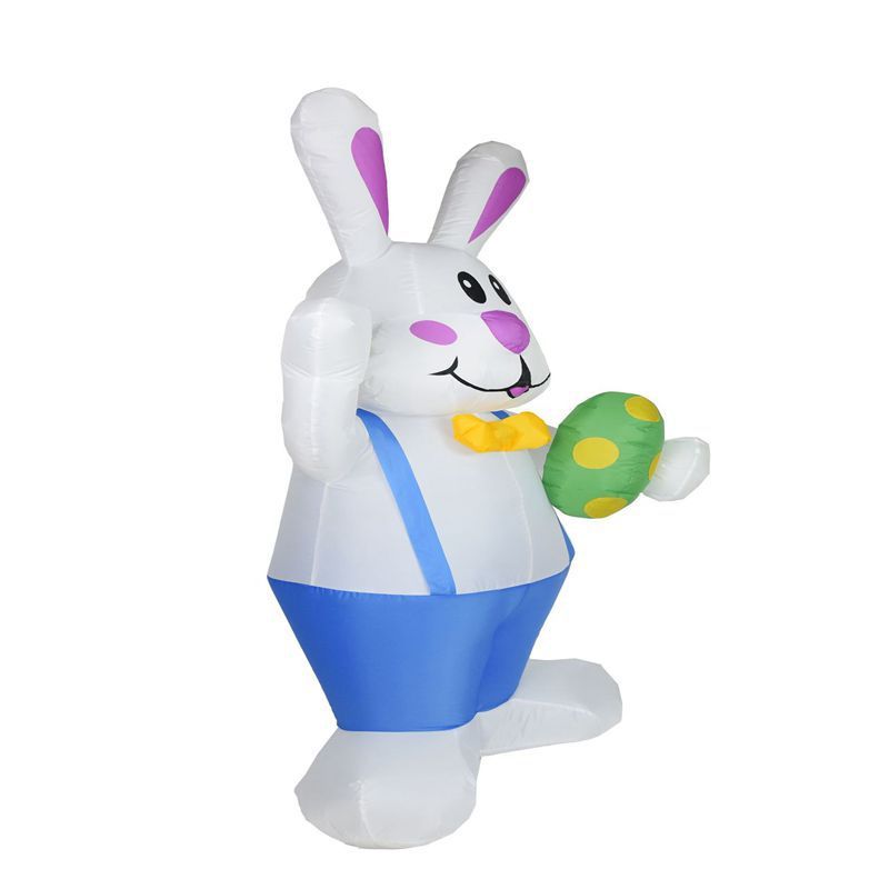 1.9M Easter Inflatable Bunny With LED Light Airblown Bunny Easter Decoration, easter decorations, Easter Decor, easter table decor, outdoor easter decorations, shop easter, Decognomes, Spring Decorations