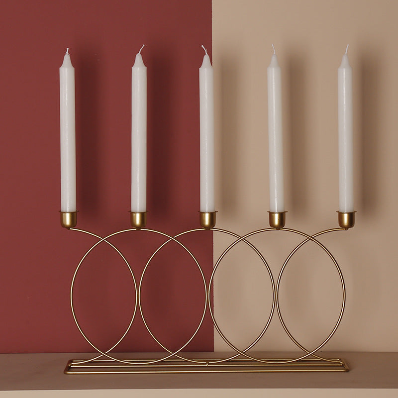 Modern Minimalist Home Dining Table Candle Holder