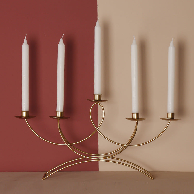 Modern Minimalist Home Dining Table Candle Holder