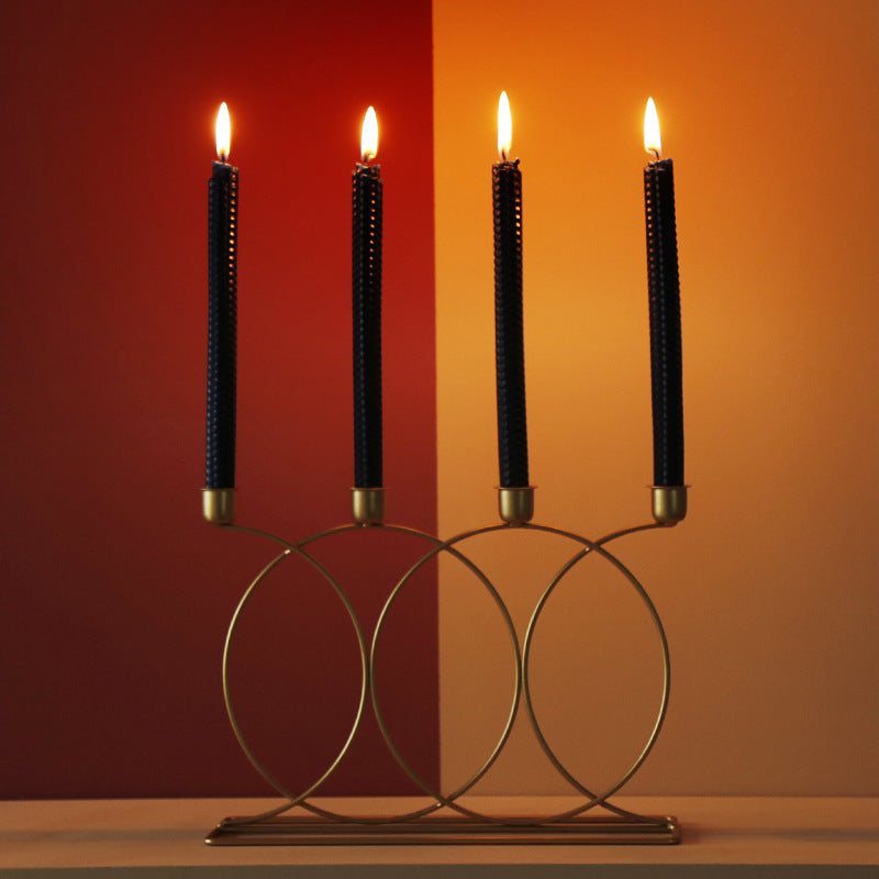 Modern Minimalist Home Dining Table Candle Holder