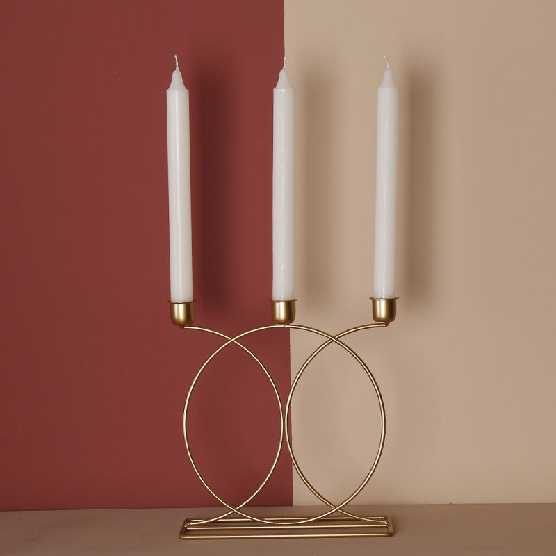 Modern Minimalist Home Dining Table Candle Holder