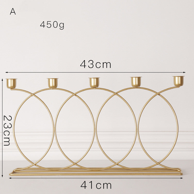 Modern Minimalist Home Dining Table Candle Holder