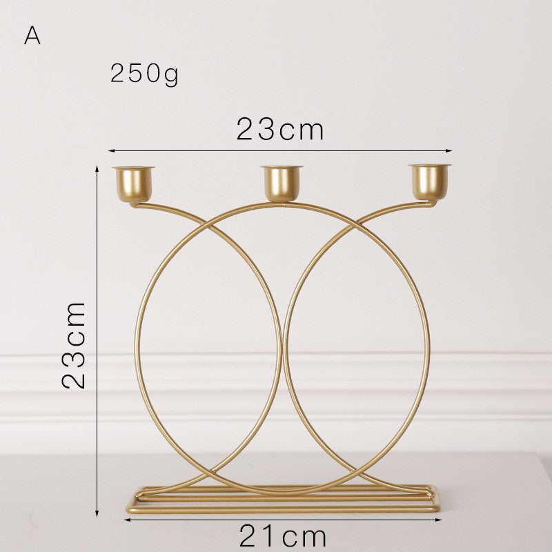 Modern Minimalist Home Dining Table Candle Holder