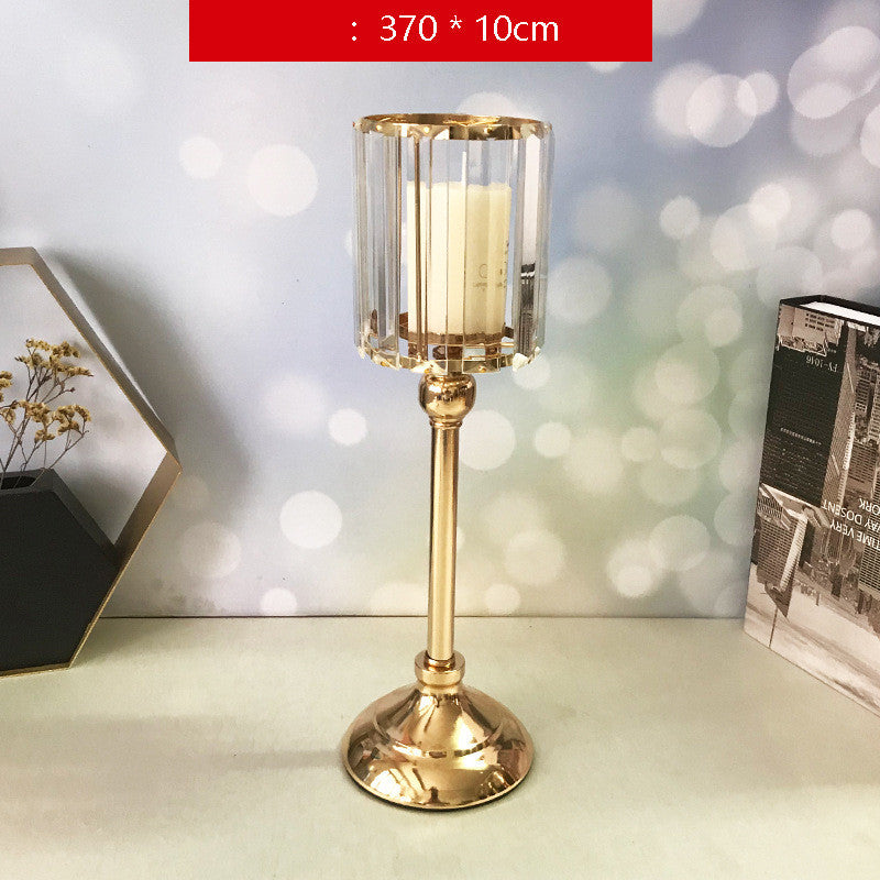 European Style Golden Crystal Candle Holder Cross-Border Home Decoration Ornaments, Crystal Candlestick Wedding Props Retro Decoration Candle, Crystal Epoxy Cylinder Silicone Mold Candle Holder, Decorative metal candle holder, Wooden candle holder with rustic design, Glass candle holder with modern style, Vintage brass candle holder, Ceramic candle holder with floral pattern, Elegant silver candle holder, Minimalist black candle holder