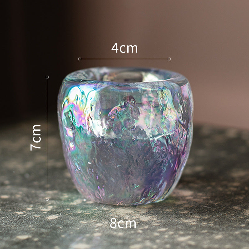 Decorative Tabletop Ornaments Glass Romantic Candle Light Cup