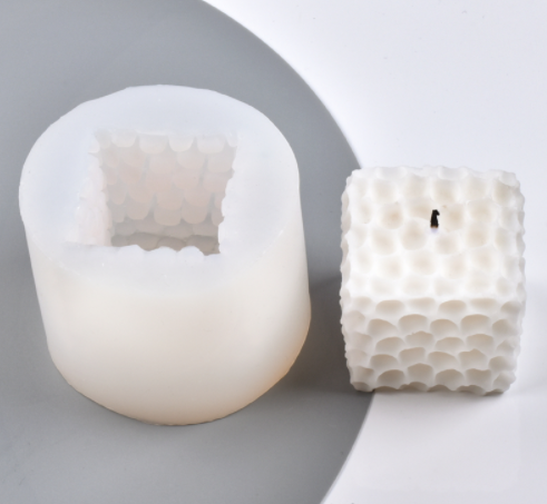 Geometric candle molds, Abstract candle molds, DIY candle making molds, Silicone candle molds, New Diy Rectangle 15 Balls Square Enlarged Cube Rubik'S Cube European Aromatherapy Gypsum Candle Fondant Mould