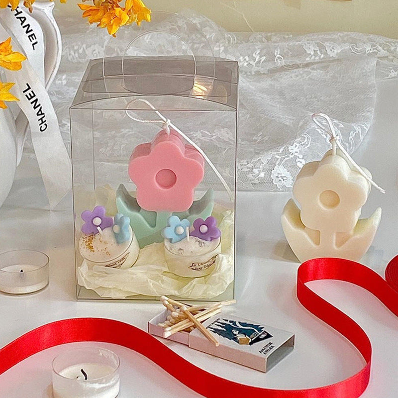 Korean Ins Style Diy Handmade Candle Mold Scented Candle Plastic Acrylic Mold, Geometric candle molds, Abstract candle molds, DIY candle making molds, Silicone candle molds,