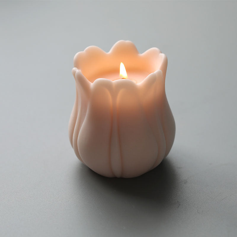 Large Tulip Flower Aromatherapy Candle Mold